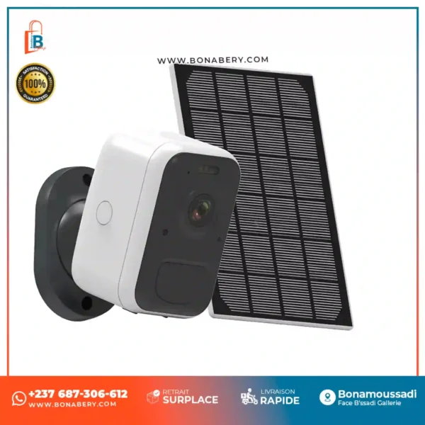 Caméra de Surveillance Solaire Intelligente 2K HD WIFI CCTV