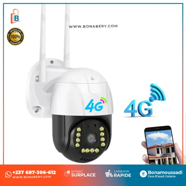 Caméra de Surveillance 4G GSM V380 3MP