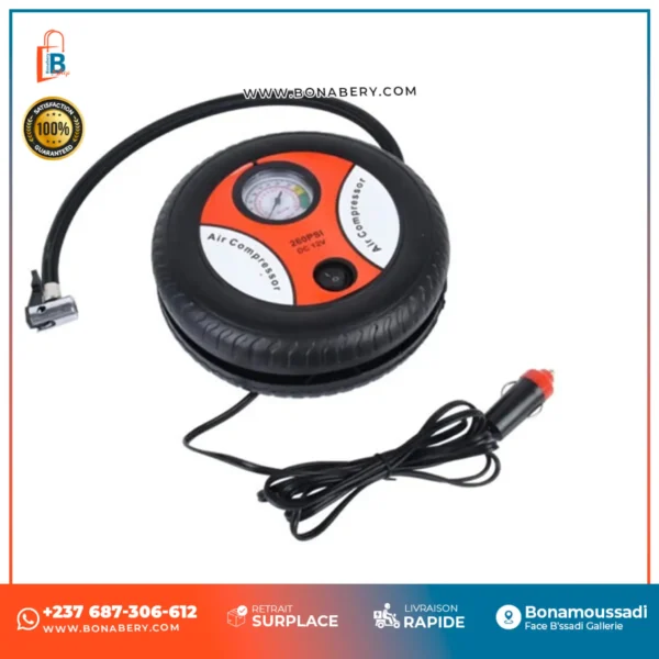 Mini Compresseur d’Air Analogique Puissant DC 12V