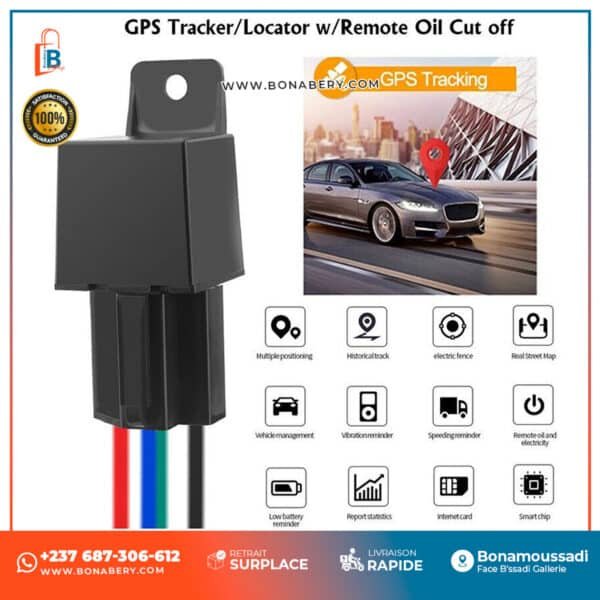 Mini traqueur GPS sans fil avec arrêt du moteur pour Localisateur de voiture et moto en temps réel, tracker GSM/GPRS dispositif de suivi, protection Anti-vol, perte de biens.