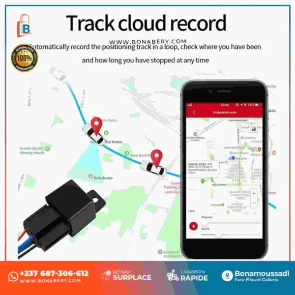 Mini traqueur GPS sans fil avec arrêt du moteur pour Localisateur de voiture et moto en temps réel, tracker GSM/GPRS dispositif de suivi, protection Anti-vol, perte de biens.